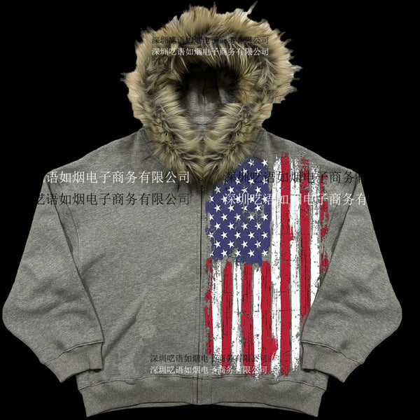 "USA FUR" HOODIE