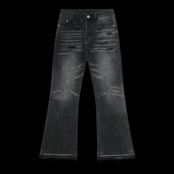 "THRASHED" BOOTCUT DENIM